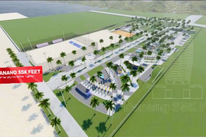 Phối cảnh Công viên, câu lạc bộ thể thao biển và bãi tắm Sơn Thủy, phường Ngũ Hành Sơn, Đà Nẵng