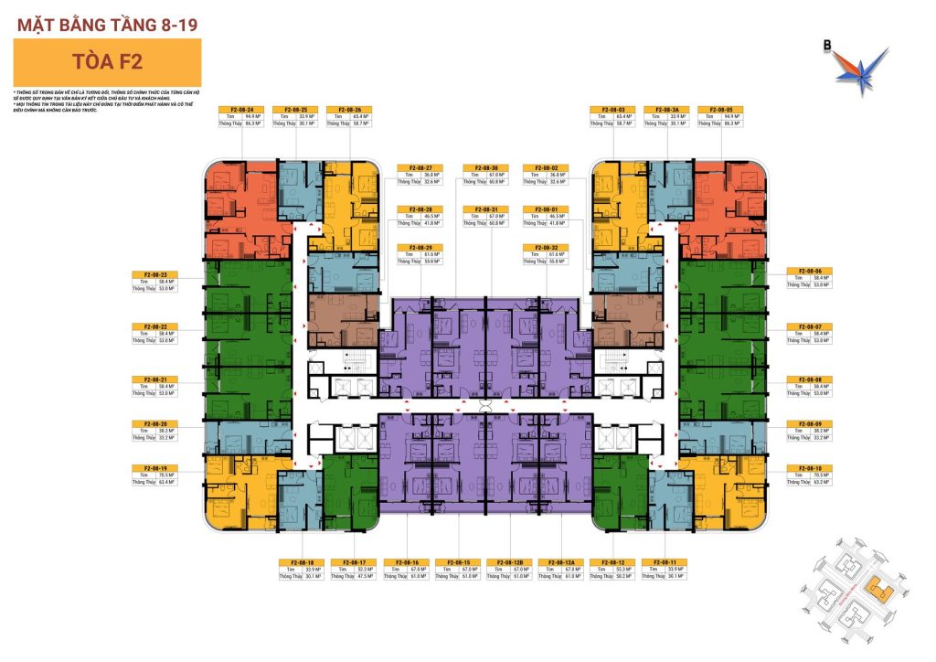 Tầng 8 – 19 FourS Tower F2 – Tháp Mai (Mùa Xuân) Đà Nẵng