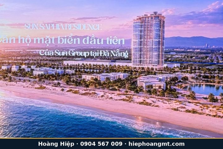 Phối cảnh Sun Saphia Residence – căn hộ 30 tầng của Sun Group bên biển Sơn Thủy, Đà Nẵng